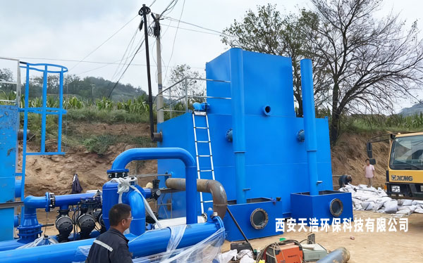 甘肅長慶黃河水處理項目凈水設備安裝調試